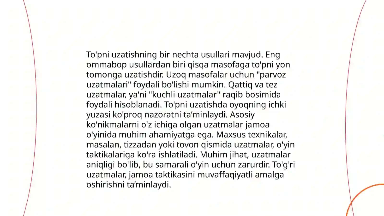 Futbolda dastlabki o’rgatishda qo’llaniladigan metodika 4