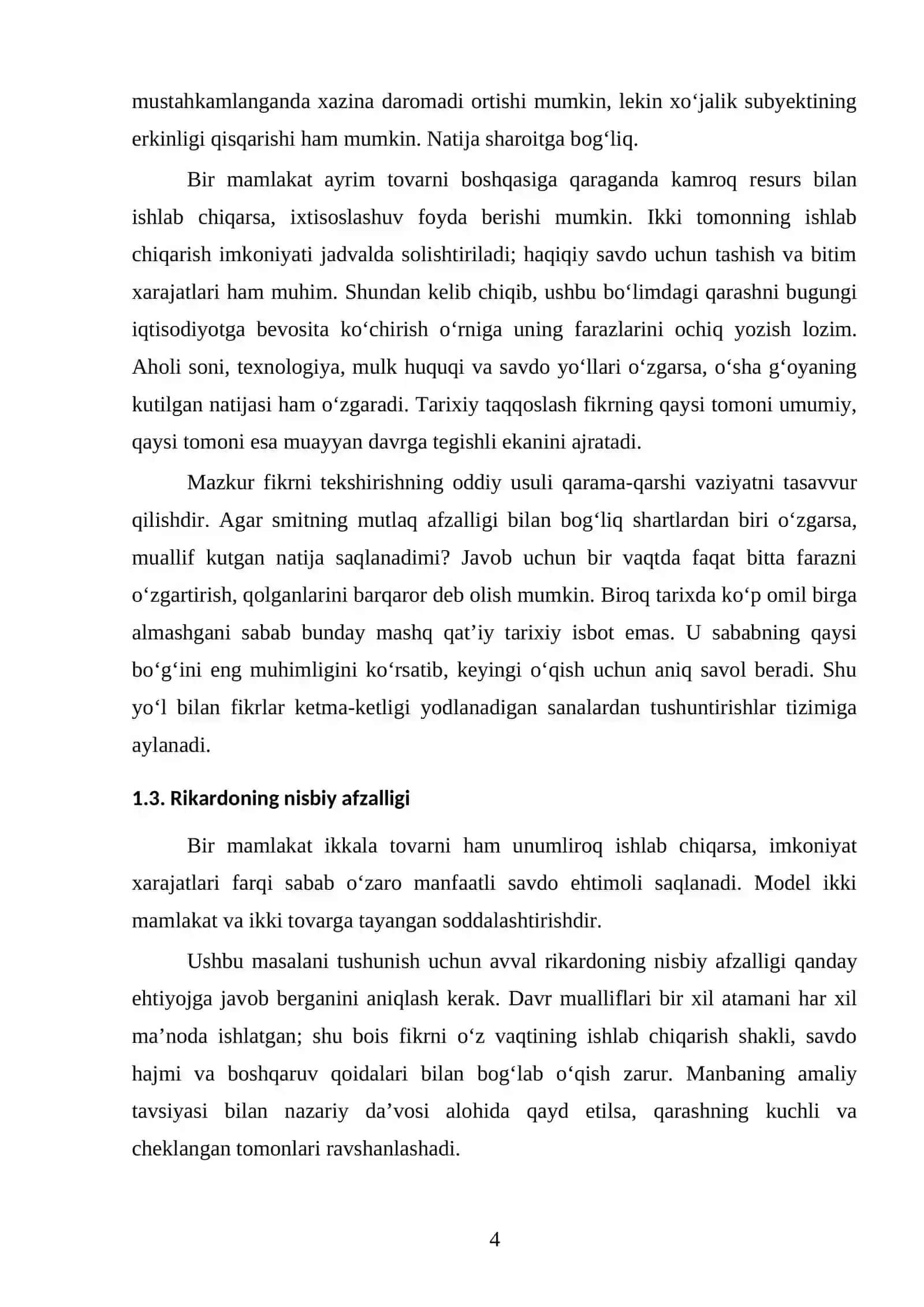 Iqtisodiy ta’limotlar tarixi 4