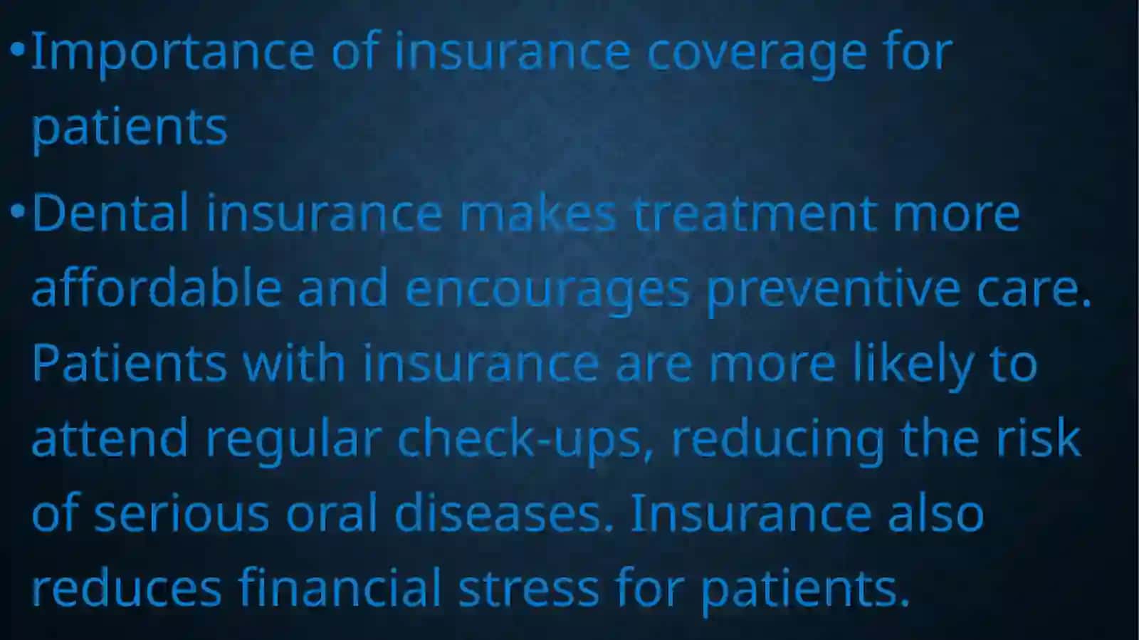 Dental insurance and fees 4