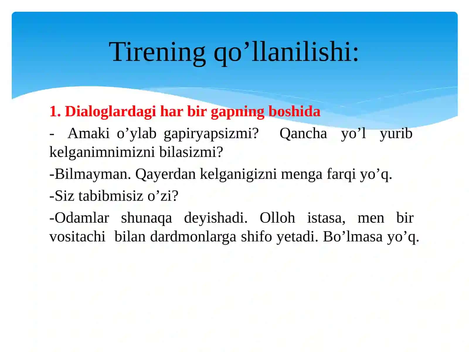 Tire vaqo’shtirnoqning qo’llanishi 4