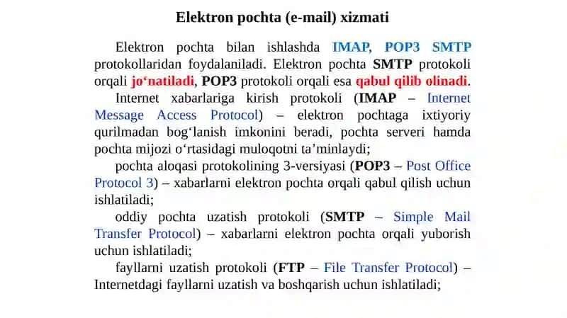 Internet va uning xizmatlari 4
