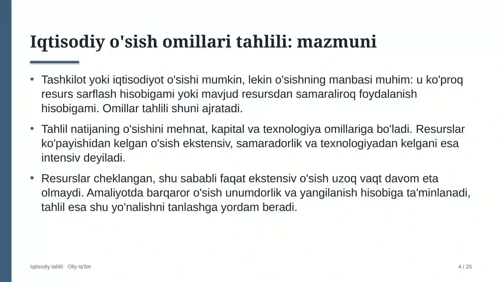 o'simliklarni himoya qilish xizmatida iqtisodiy o'sish omillari tahlili 5652 4