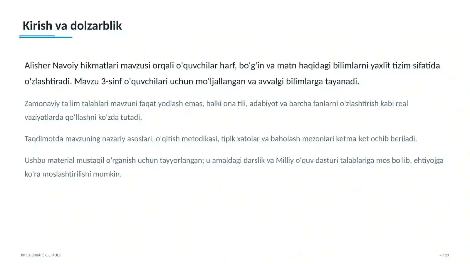 Alisher Navoiy hikmatlari (3-sinf) 4