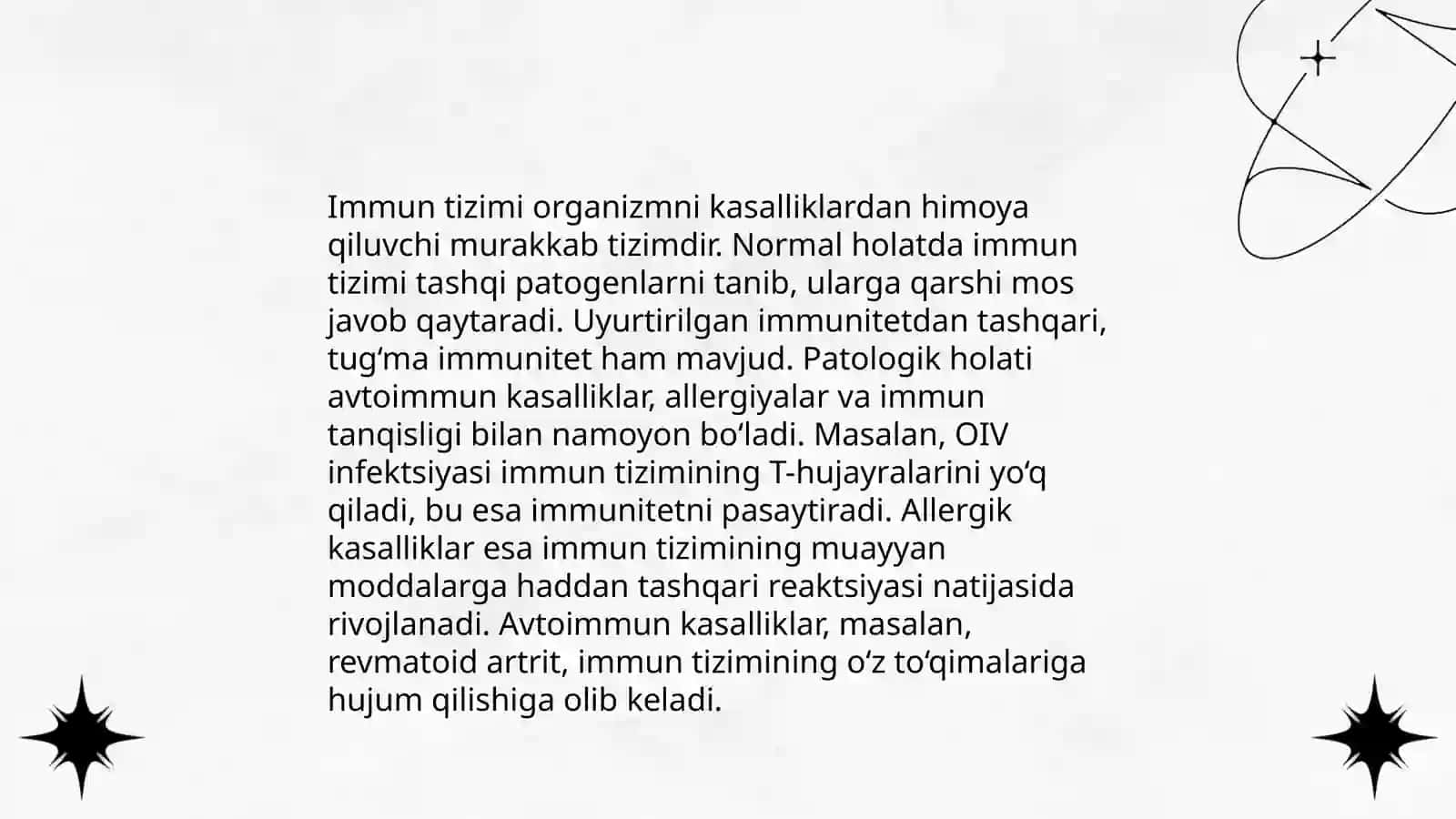 Immunpotologiya, xozirgi zamon klassifikasiyasi, tugʻma va hayot davomida orttirilgan immun tanqisliklar 4