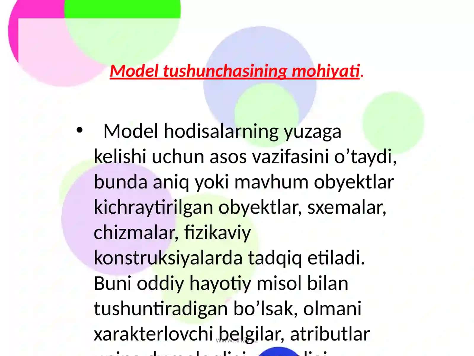 O’zbek tilida so’zyasalish modeli 4