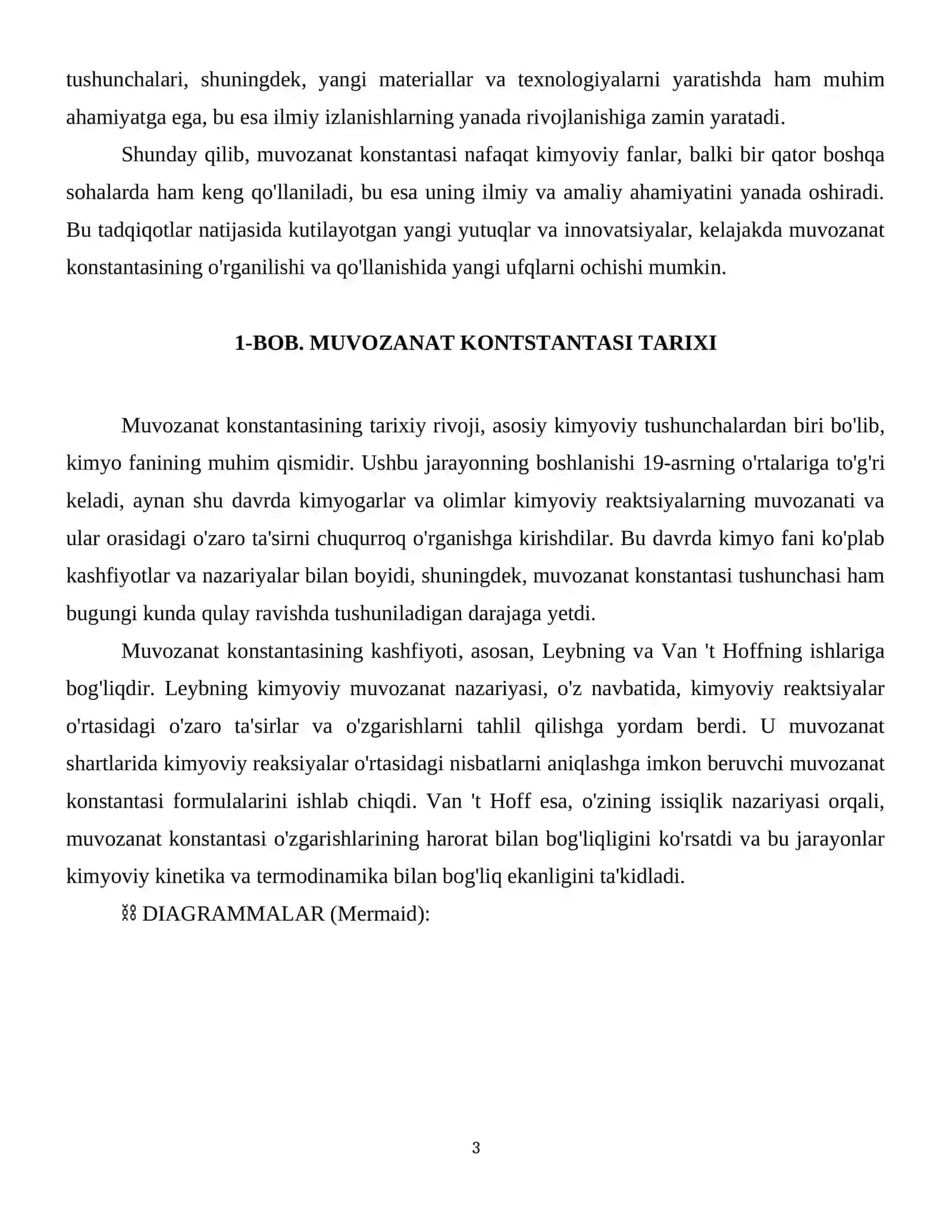 Muvozanat konstantasi 4