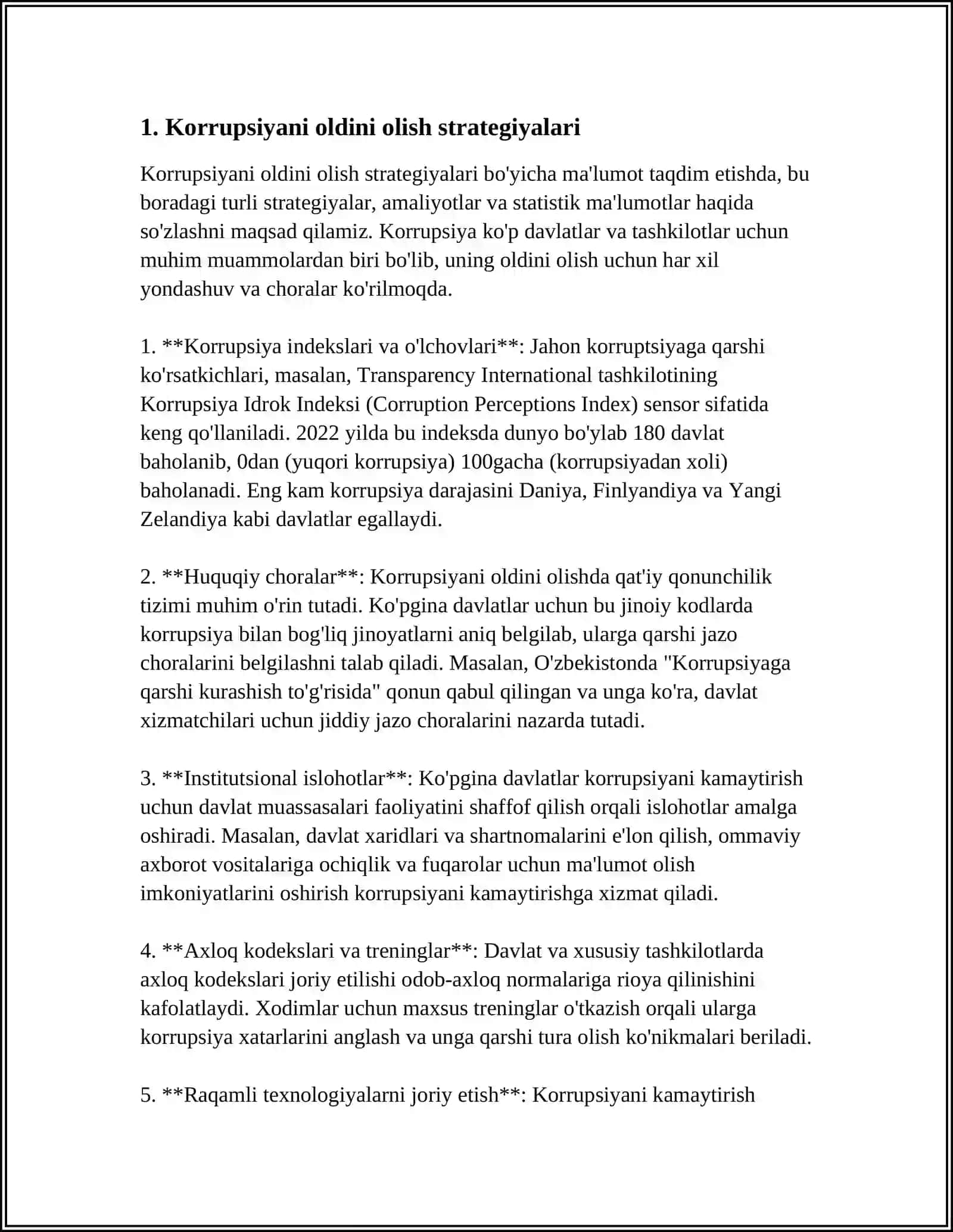 ILM FAN SOHASIDA KORUBSIYANI OLDINI OLISH CHORA TADBIRLARI 4