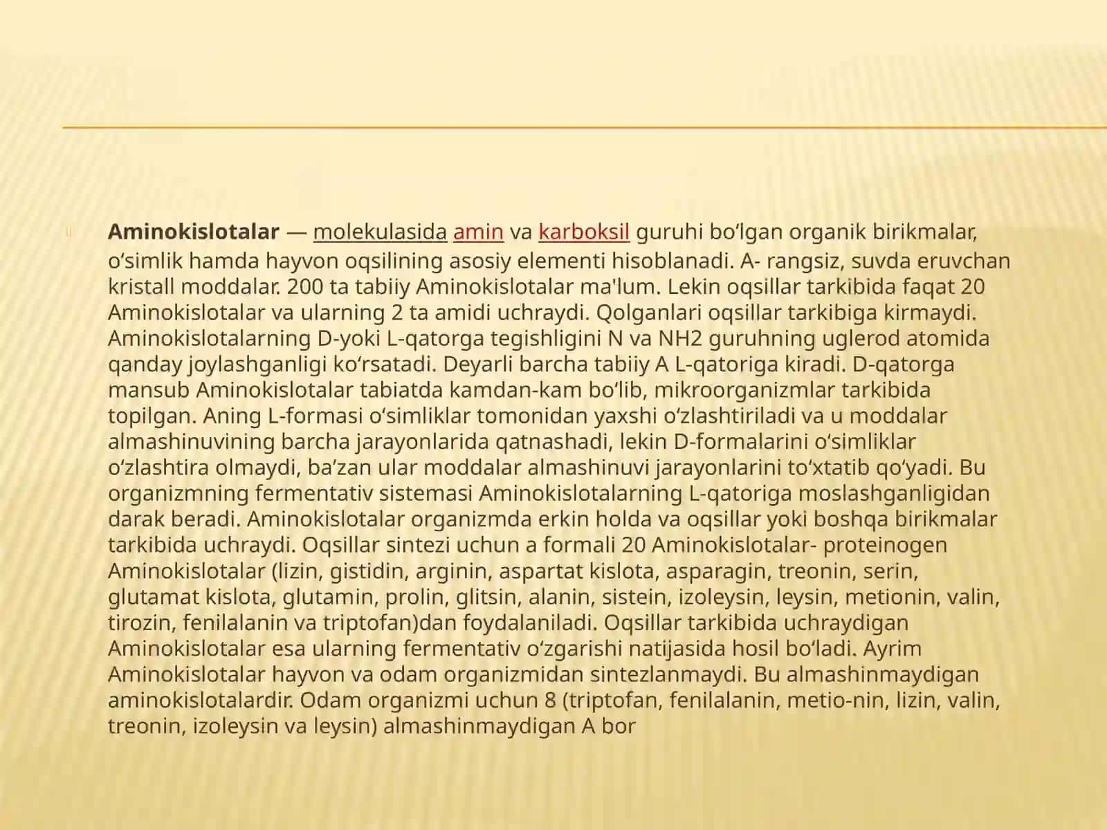 Aminokislotalarni ishlab chiqarishda ishtirok etuvchi mikroorganizmlar 4