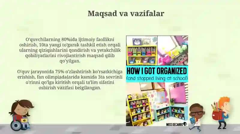 O‘quvchilar jamoasini tashkil etish va tarbiyalash ishini rejalashtirish 4
