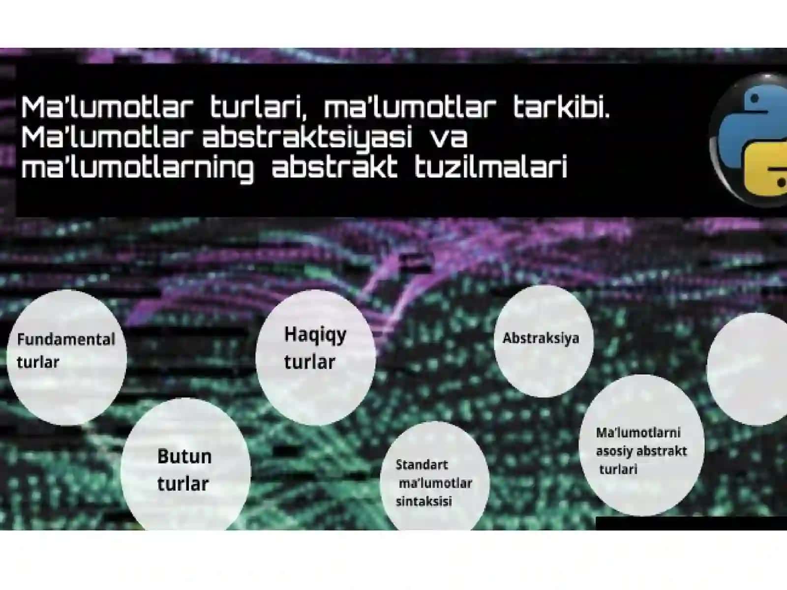 Ma'lumotlarning abstrakt turlari va ular asosida dasturlash 4