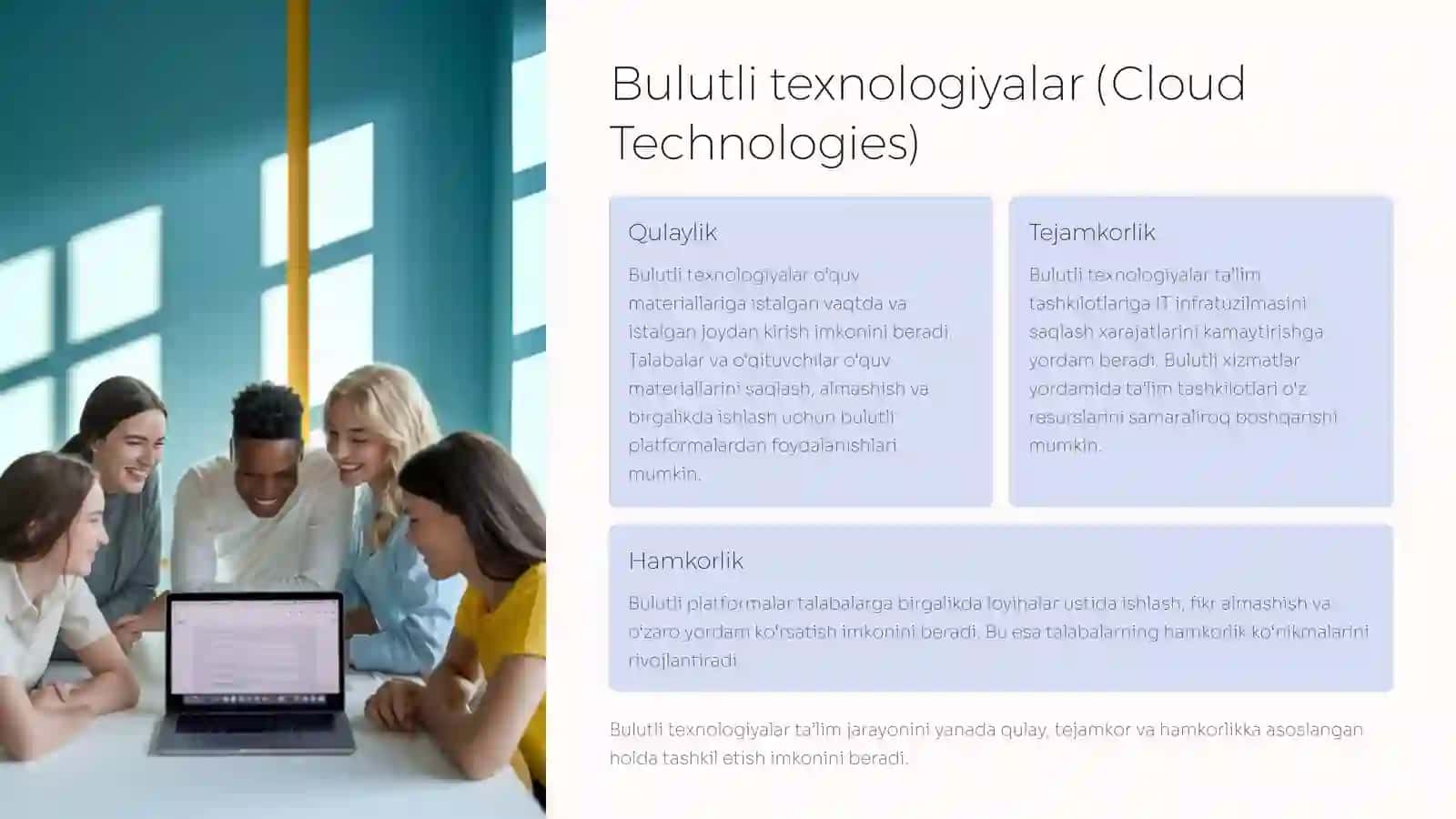 Bo‘lajak mutaxassislarni tayyorlashda innovatsion texnologiyalardan foydalanish 4