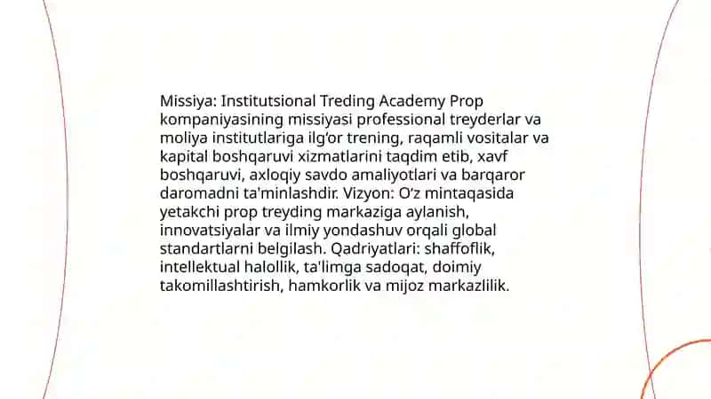 Institutsional Treding Academy 4