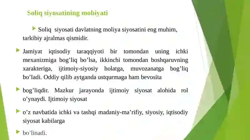 Soliq siyosati 4