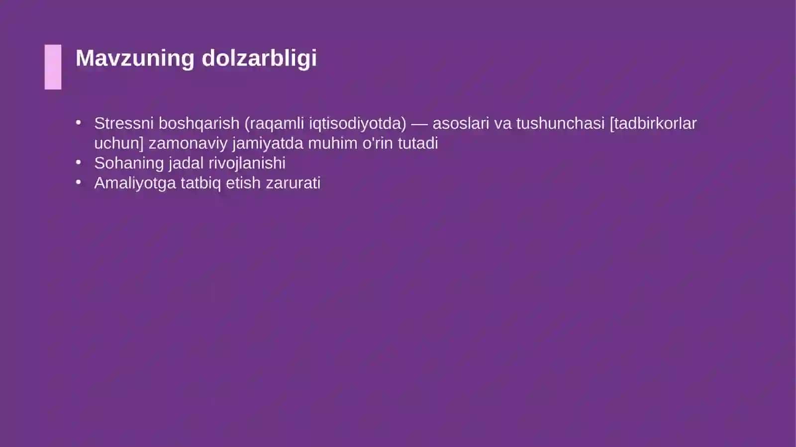 Stressni boshqarish (raqamli iqtisodiyotda) — asoslari va tushunchasi [tadbirkorlar uchun] 4