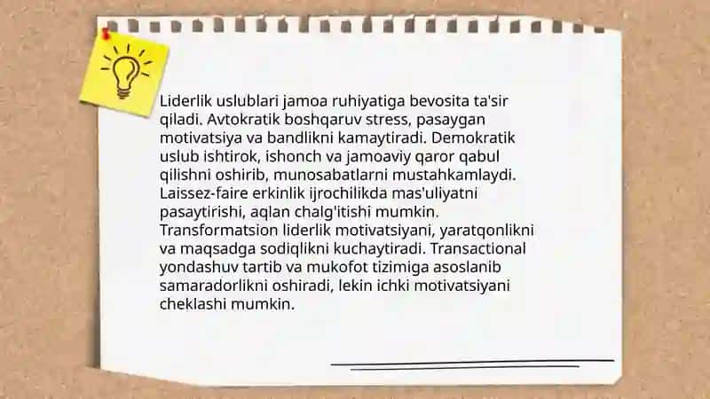 Mehnat jamoasidagi sotsiol-pisixologik aloqalar va xarakteristikalari 4