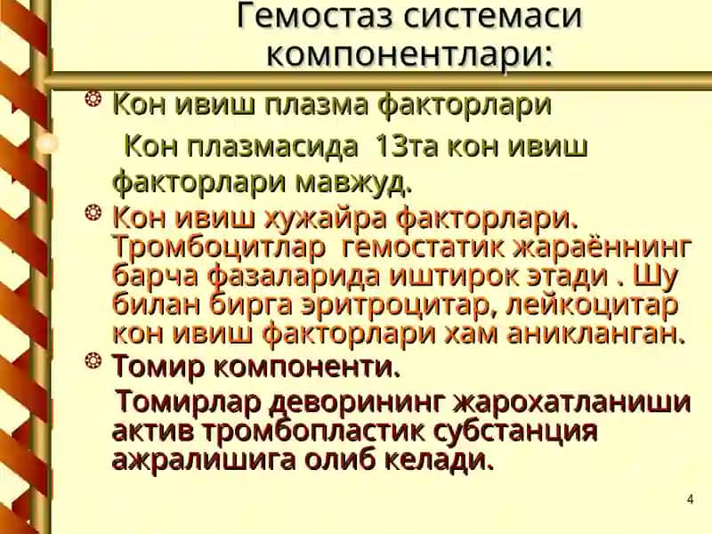 Геморрагик синдром 4