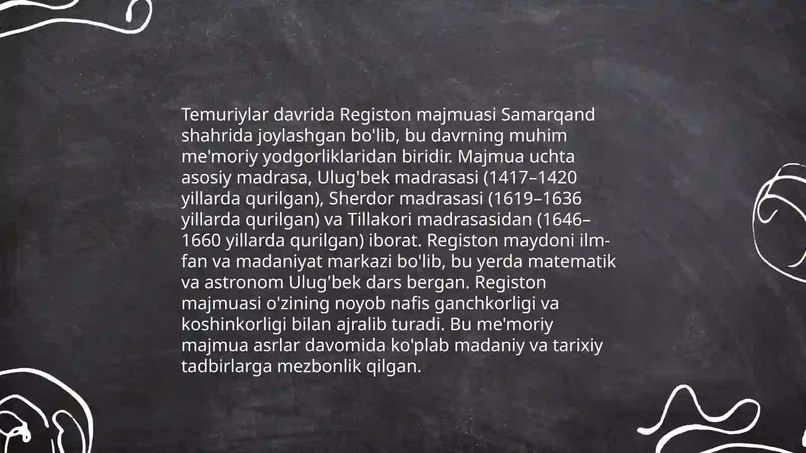 Amir Temur davrida me'morchilik 4