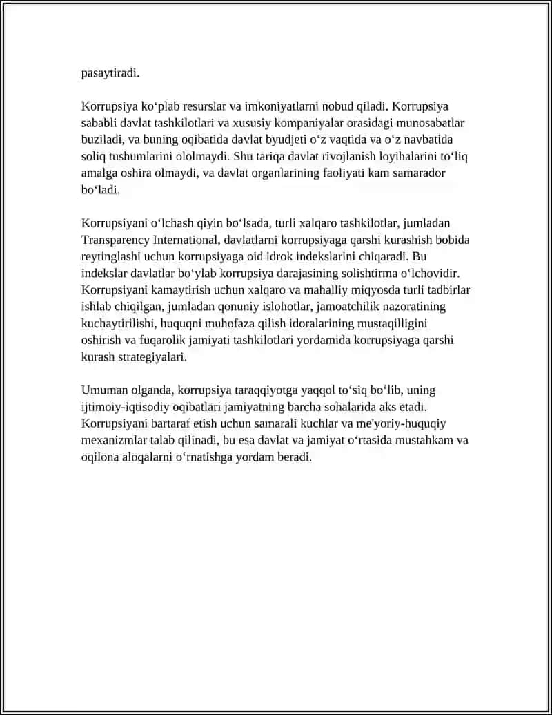 KORRUPSIYANING MOHIYATI VA UNING OQIBATLARI 4