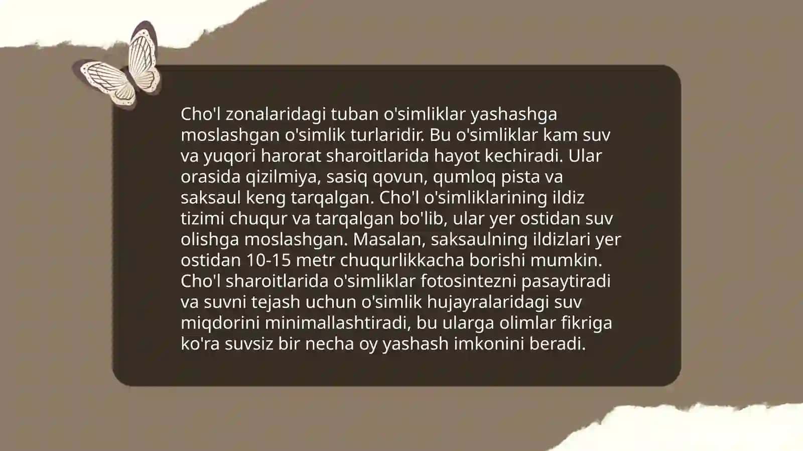 Zich o'sadigan tuban o'simliklar 4