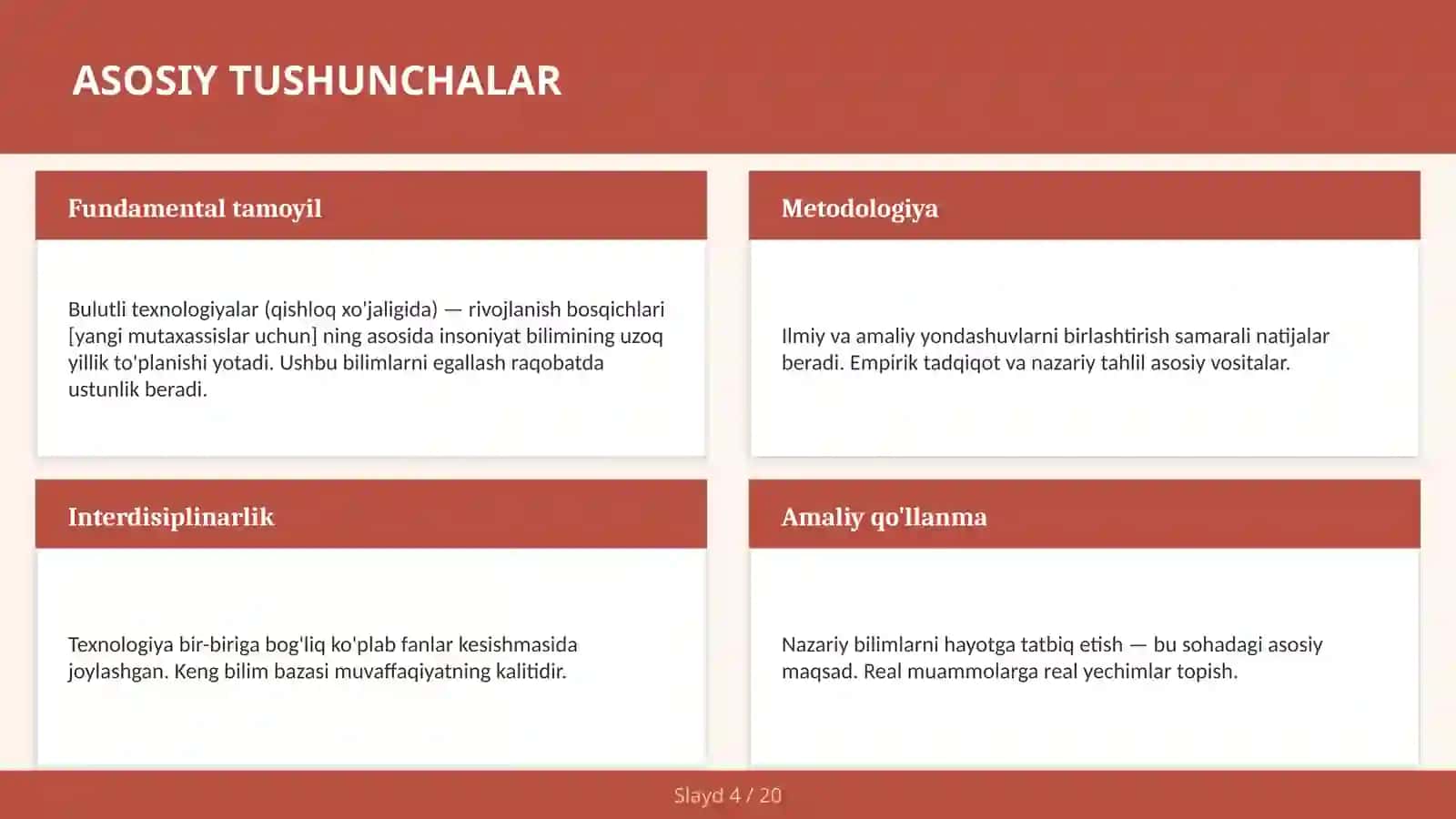 Bulutli texnologiyalar (qishloq xo'jaligida) — rivojlanish bosqichlari [yangi mutaxassislar uchun] 4