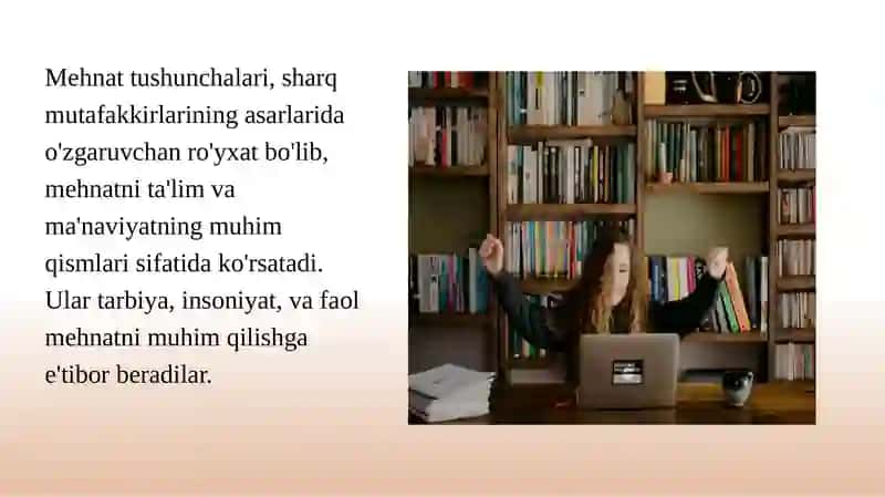 Sharq mutafakkirlarining badiiy asarlarida mehnat tarbiyasi 4
