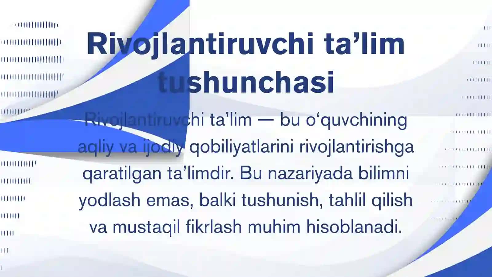 Adolf Distervegning rivojlantiruvchi ta’lim nazariyasi 4