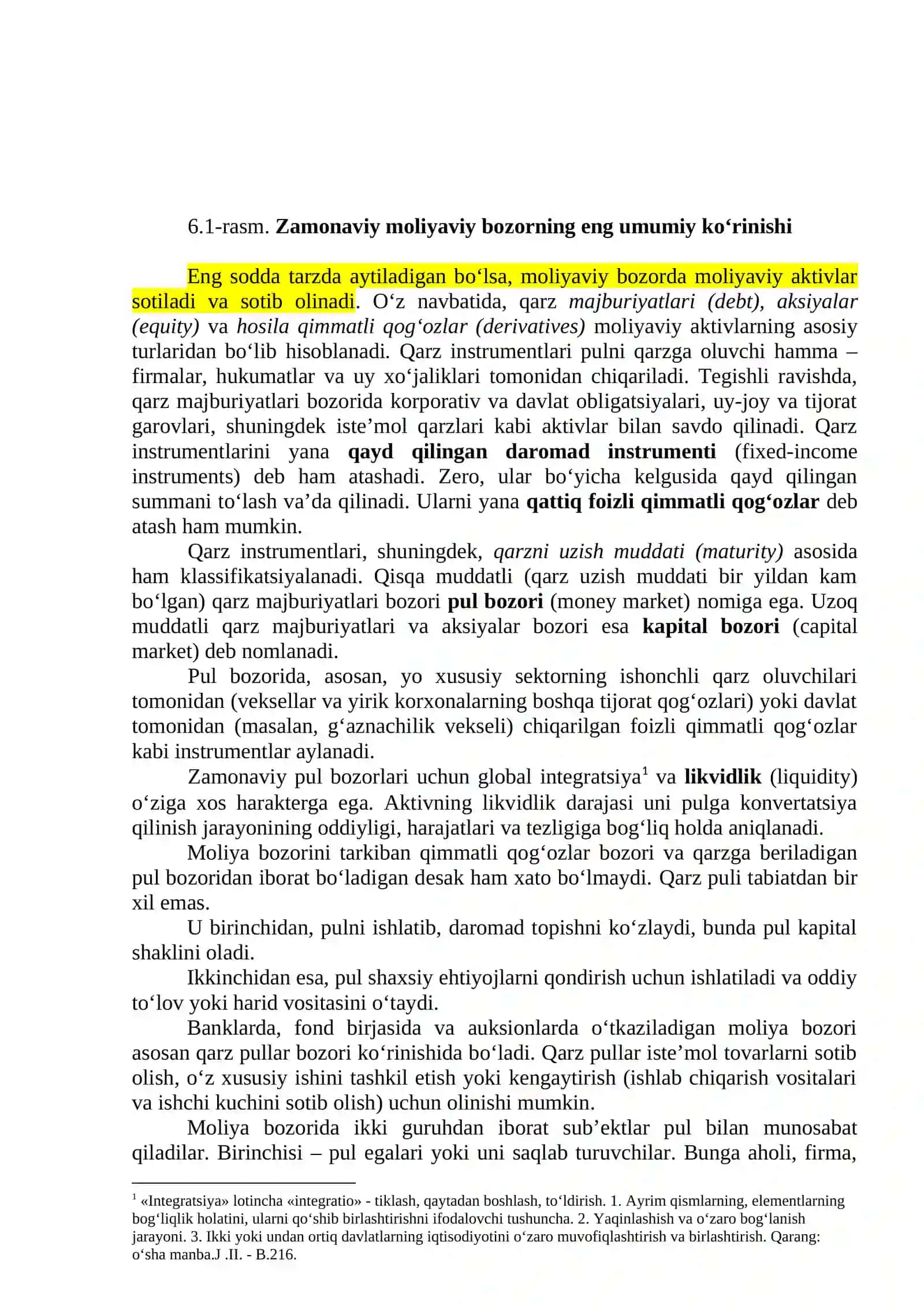 Moliyaviy bozorlar 4