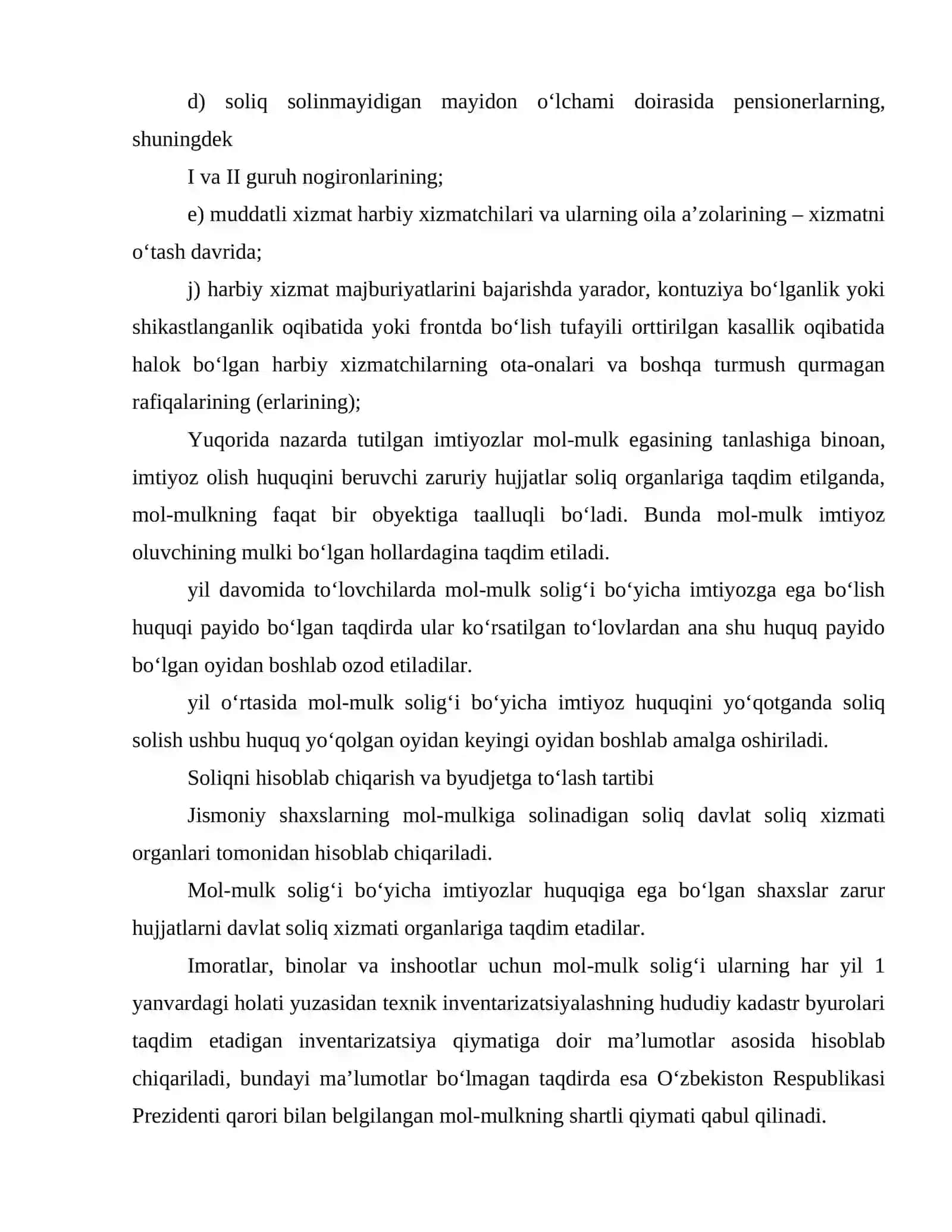 Jismoniy shaxslarni soliqqa tortish tizimi 4