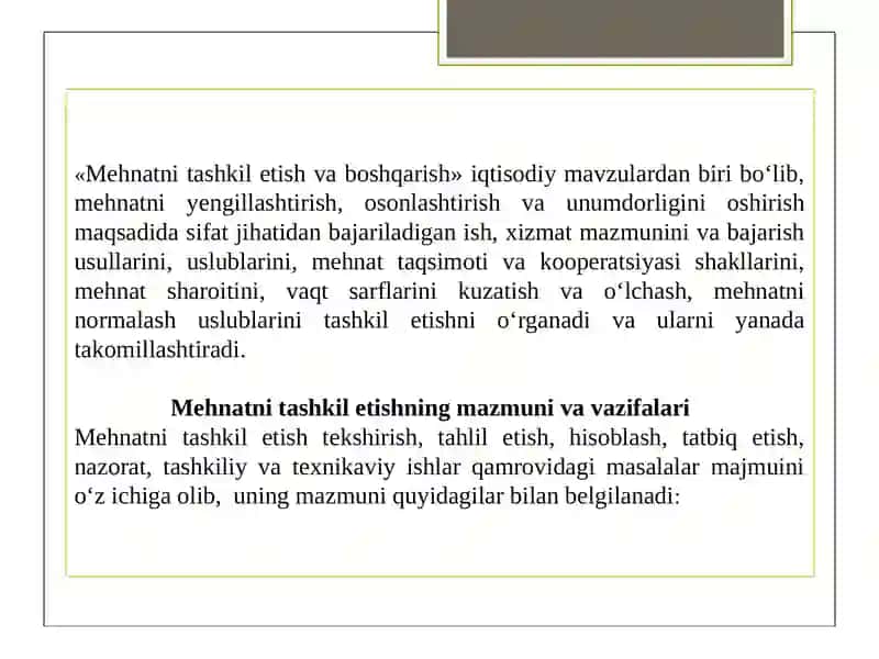 MENEJMENTTIZIMIDA MENEJERLAR FAOLIYATINI TASHKILETISH 4
