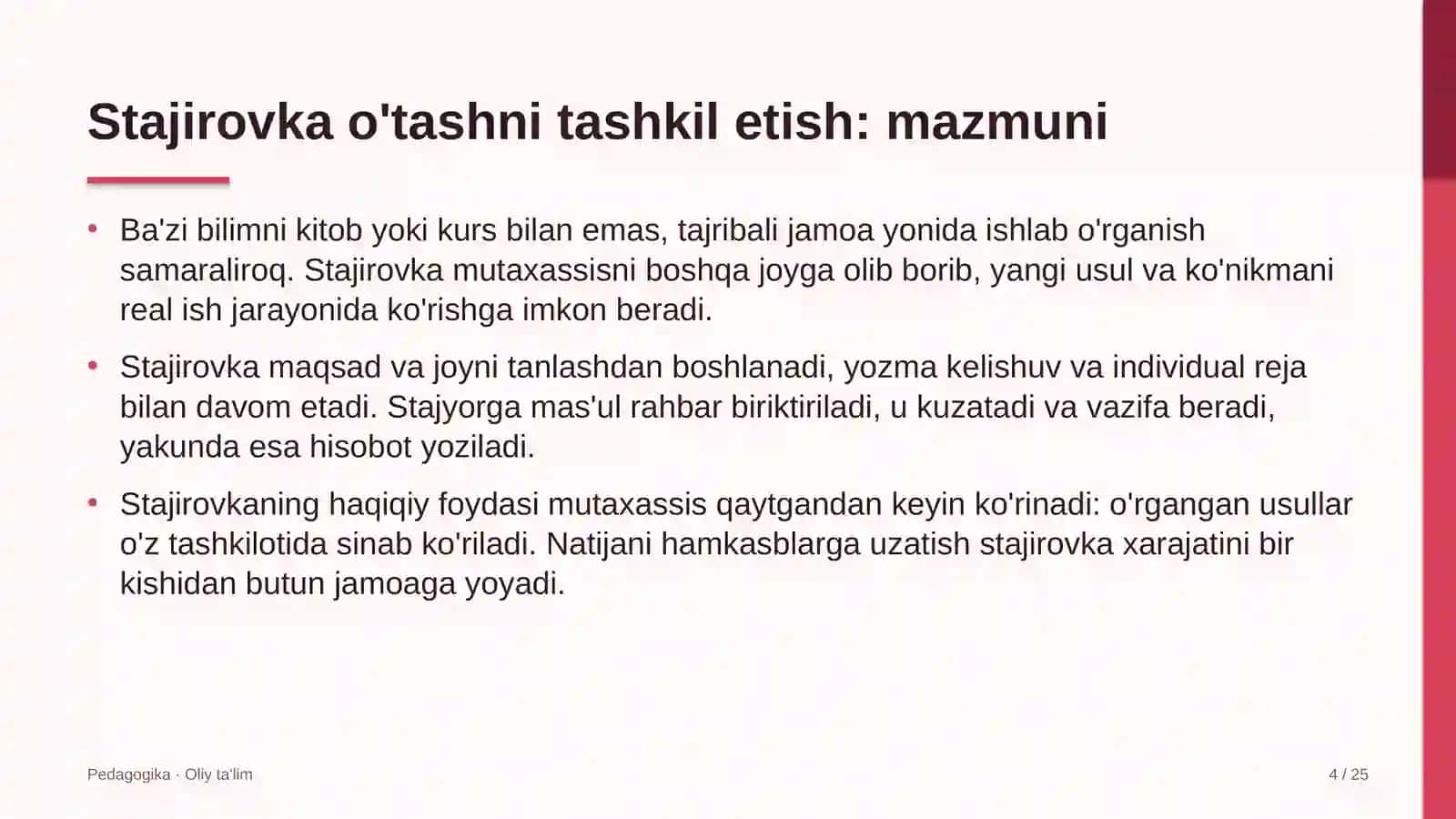 axborot kutubxona markazlarida stajirovka o'tashni tashkil etish 9848 4