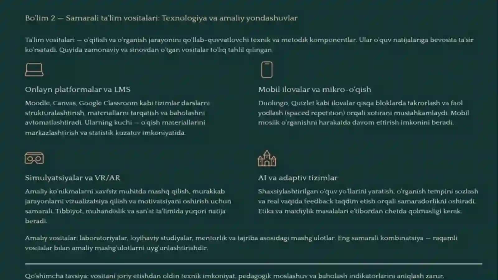 UMUMIY PEDAGOGIK FANIDAN MUSTAQIL TA'LIM ISHI 4
