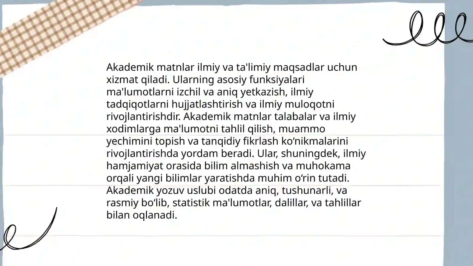 Akademik matn va uning tarkibiy tuzilishi 4