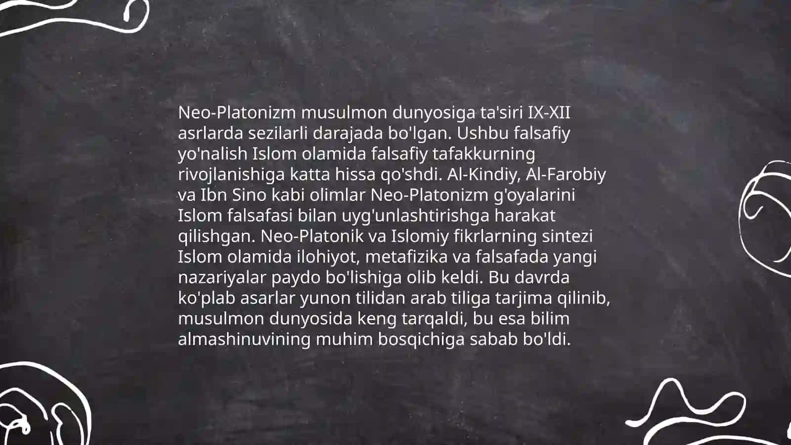 Ilk oʻrta asrlar sharq falsafasi va uygʻonish davri 4