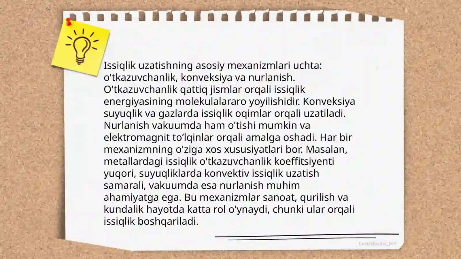 Elektr texnologik qurilmalarning turlari va ularda issiqlik uzatish 4