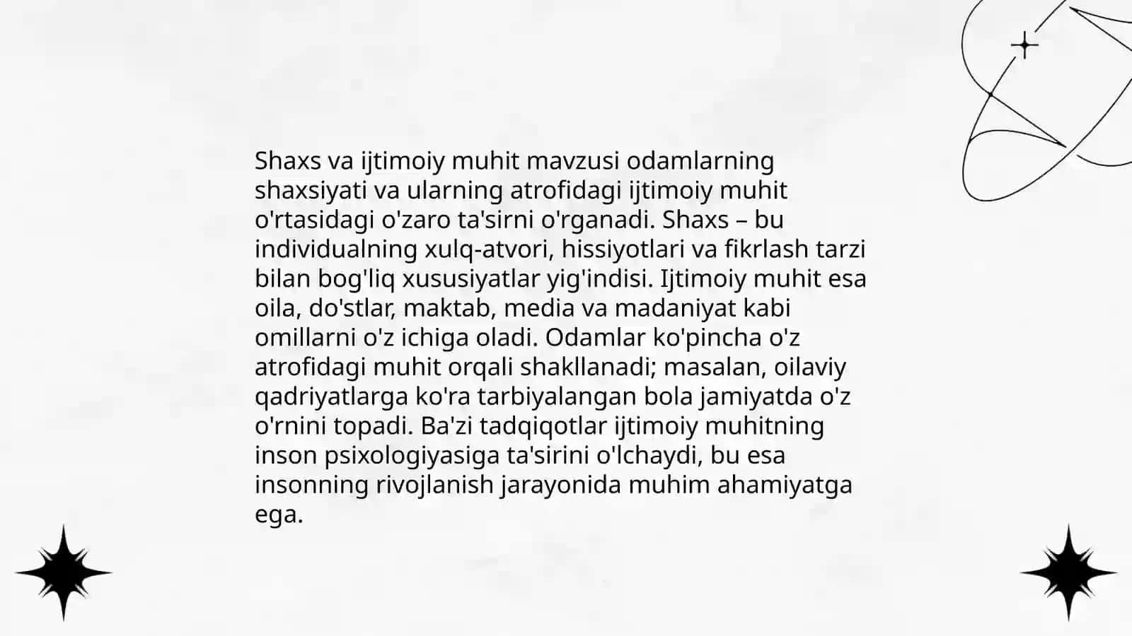 FAOLIYATNING PSIXOLOGIK TALQINI. SHAXS 4