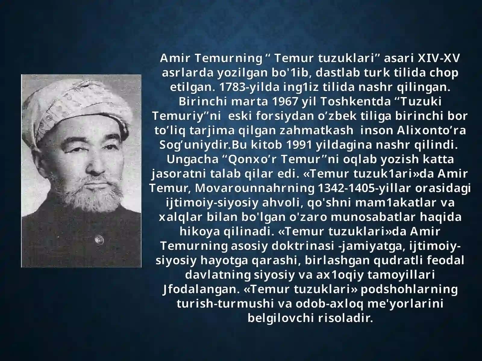 AMIR TEMUR TUZUKLARI 4