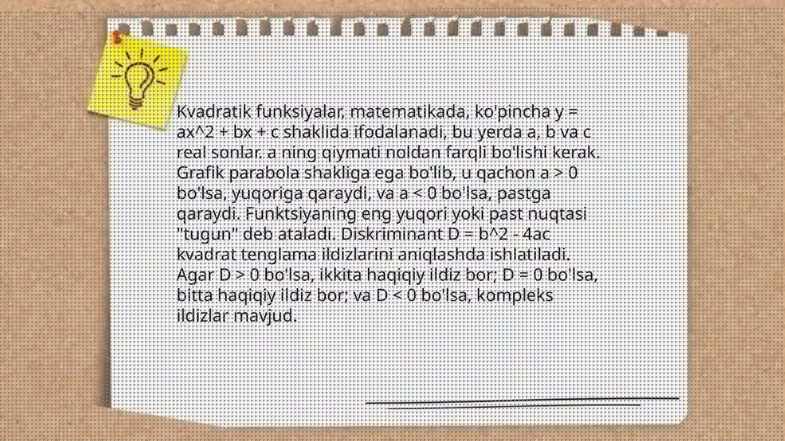 Kvadratik formalar 4