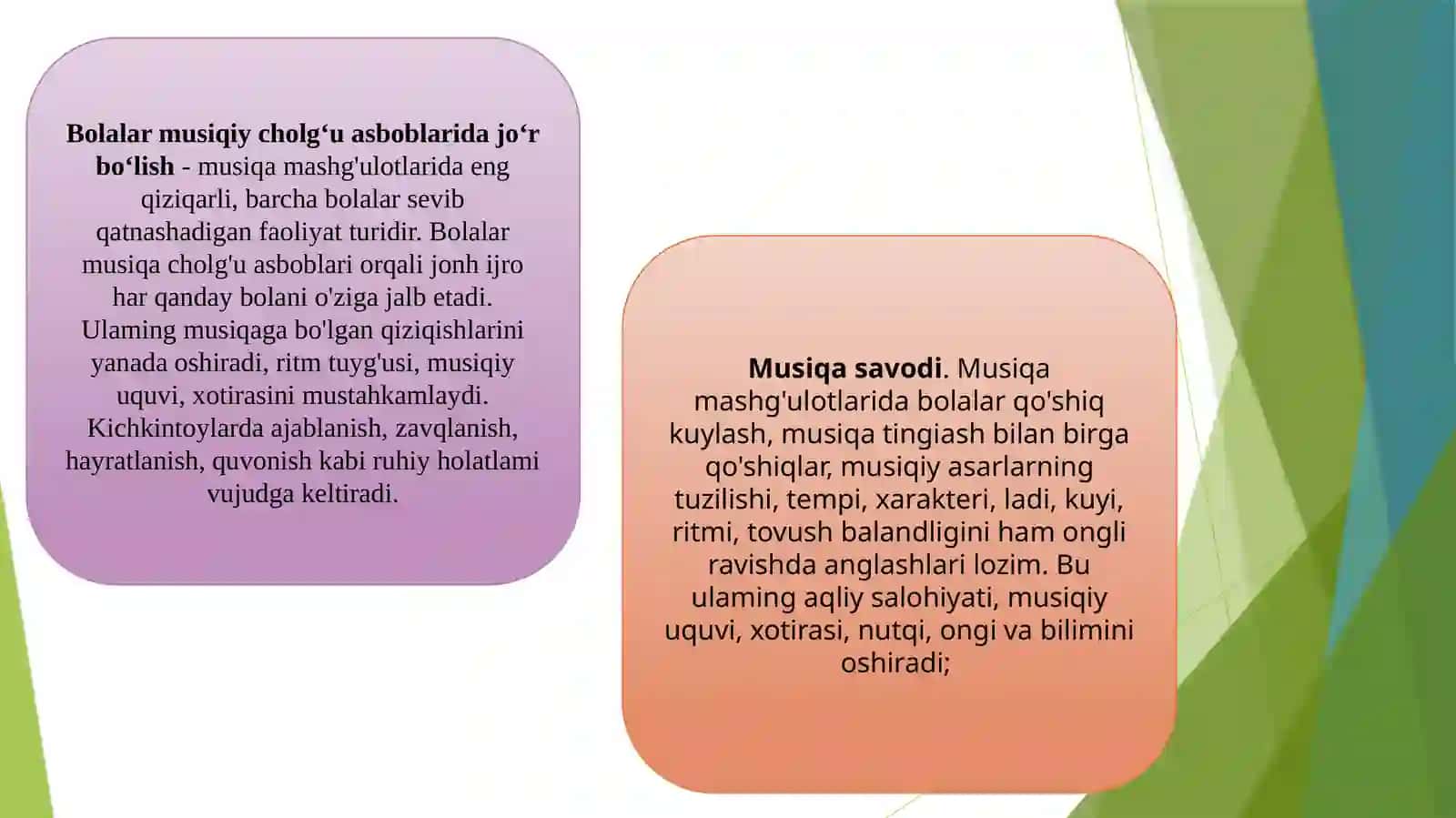 Maktabgacha yoshdagi bolalarga estetik tarbiya berishda musiqa ningo‘rni 4