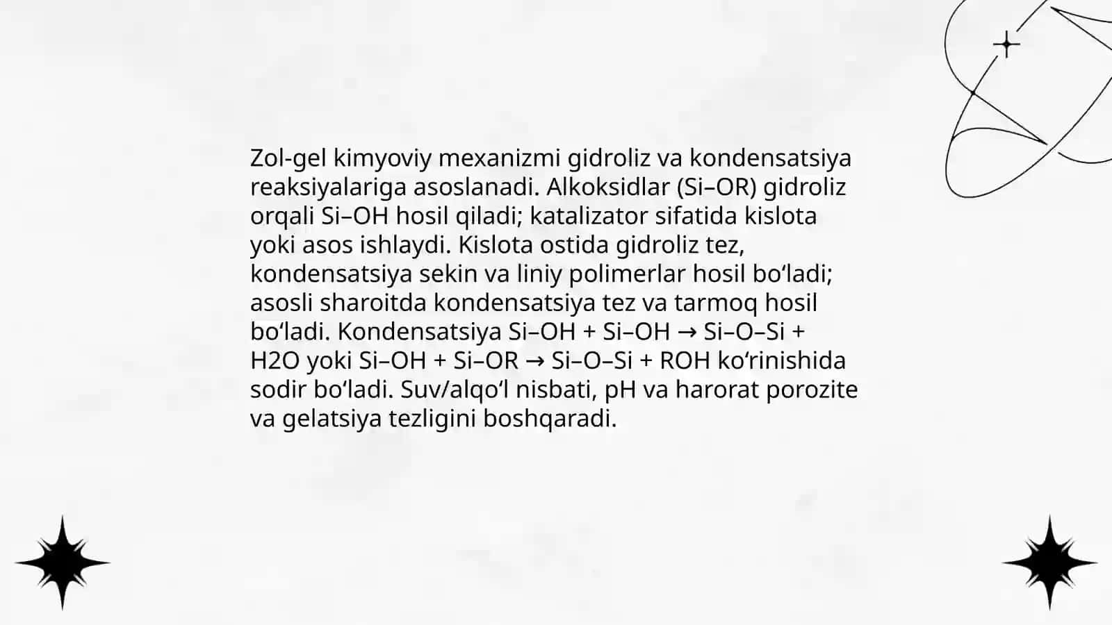 Zol-gel jarayoni 4
