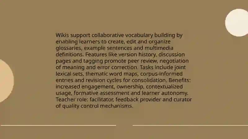 Blogs and Wikis in language learning 4