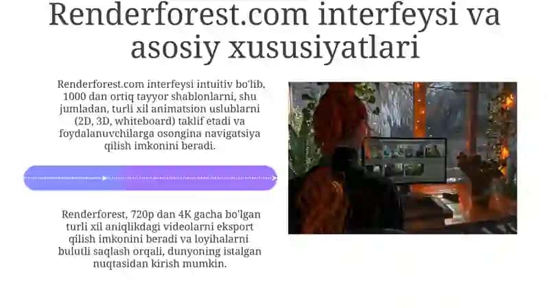 Renderforest.com’da animatsion videolar yaratish 4