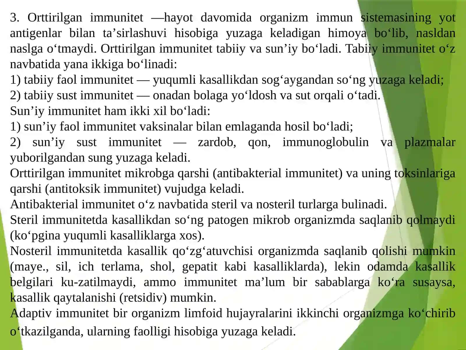 Salomatlikning umumiy muammolari 4