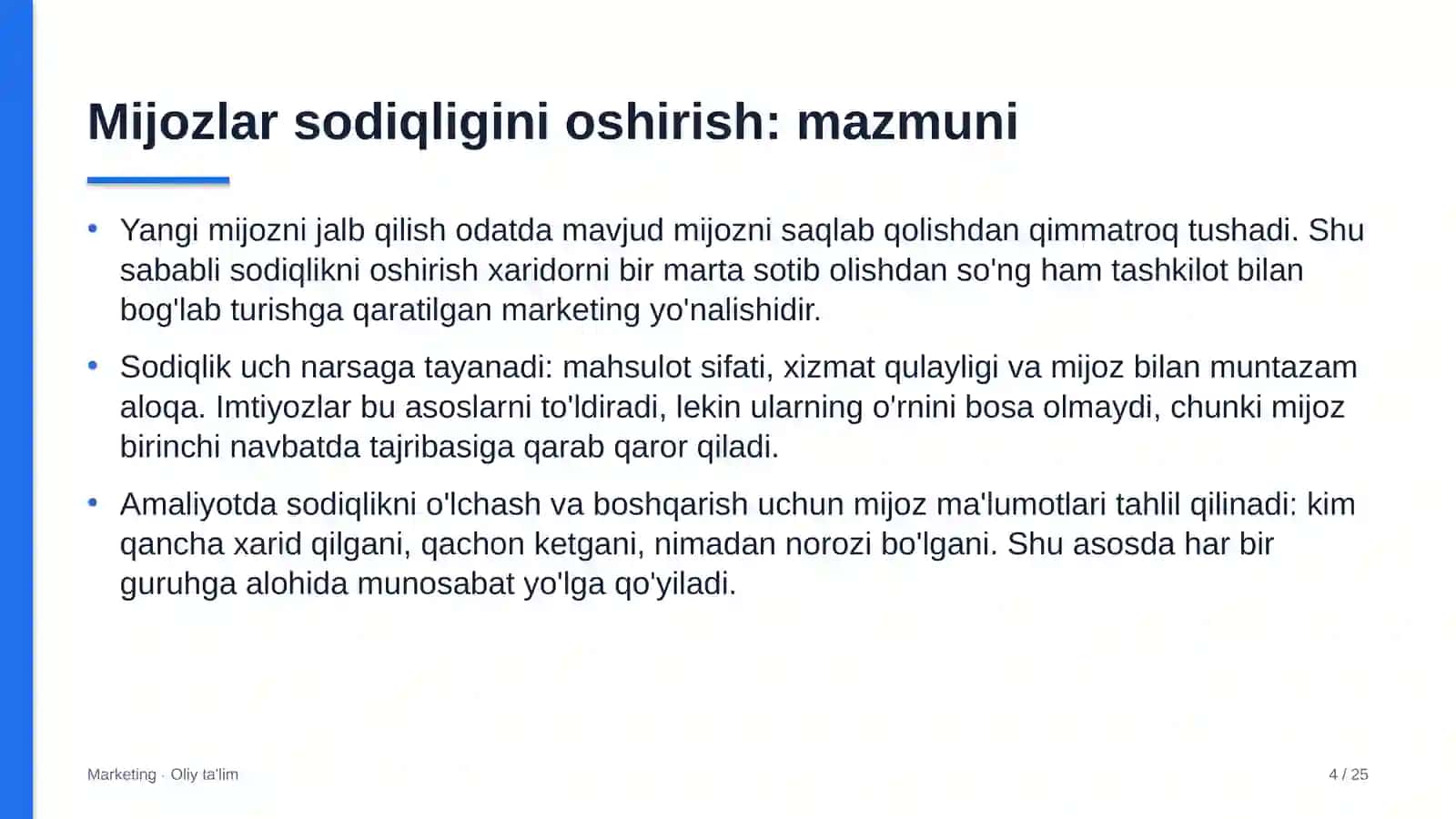 to'yxonalarda mijozlar sodiqligini oshirish 2714 4