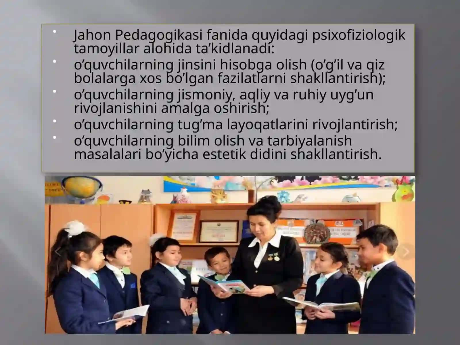 Boshlang’ichs info’quvchilari tarbiyasida psixofiziologik va ijtimoiy ta'moyillar 4