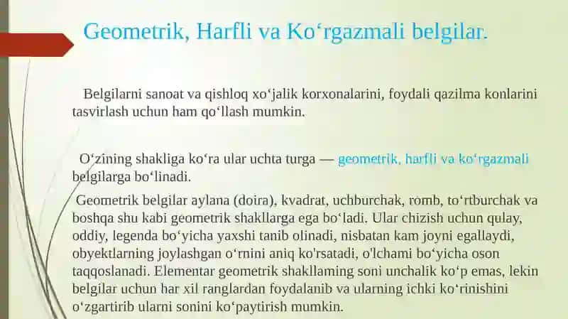 Belgilar usuli 4