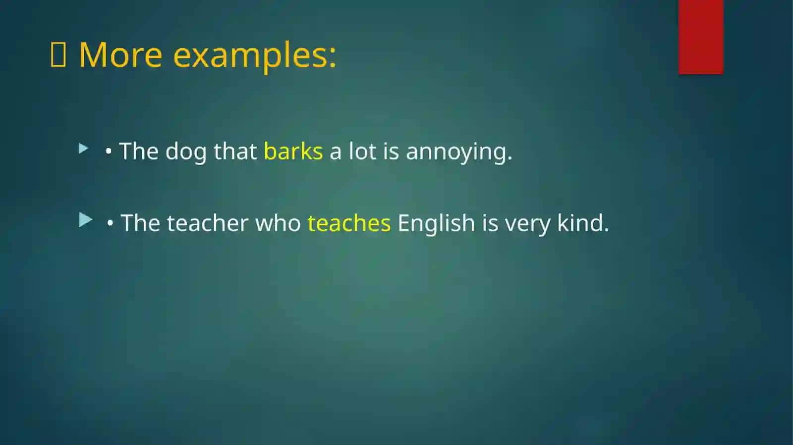 Subject & Object Relative Clauses: Formation & Reduction 4