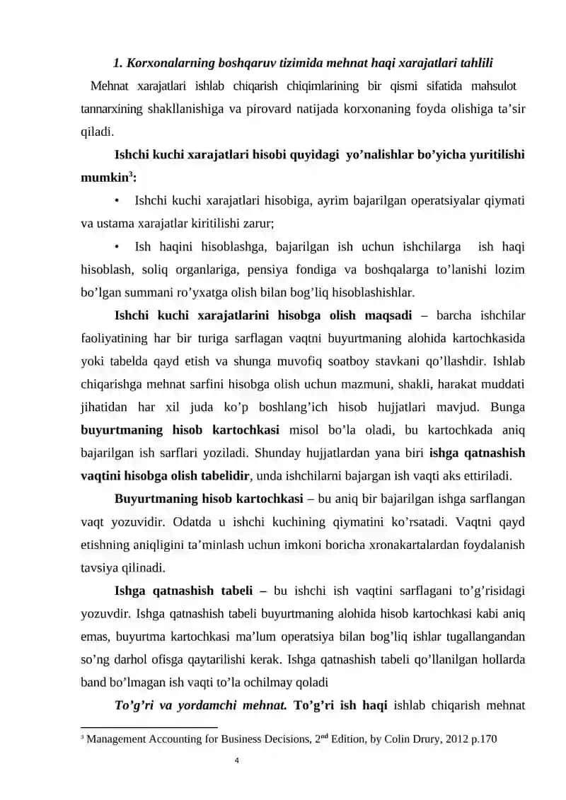 Korxonalarda boshqaruv hisobini yuritish tartibi 4