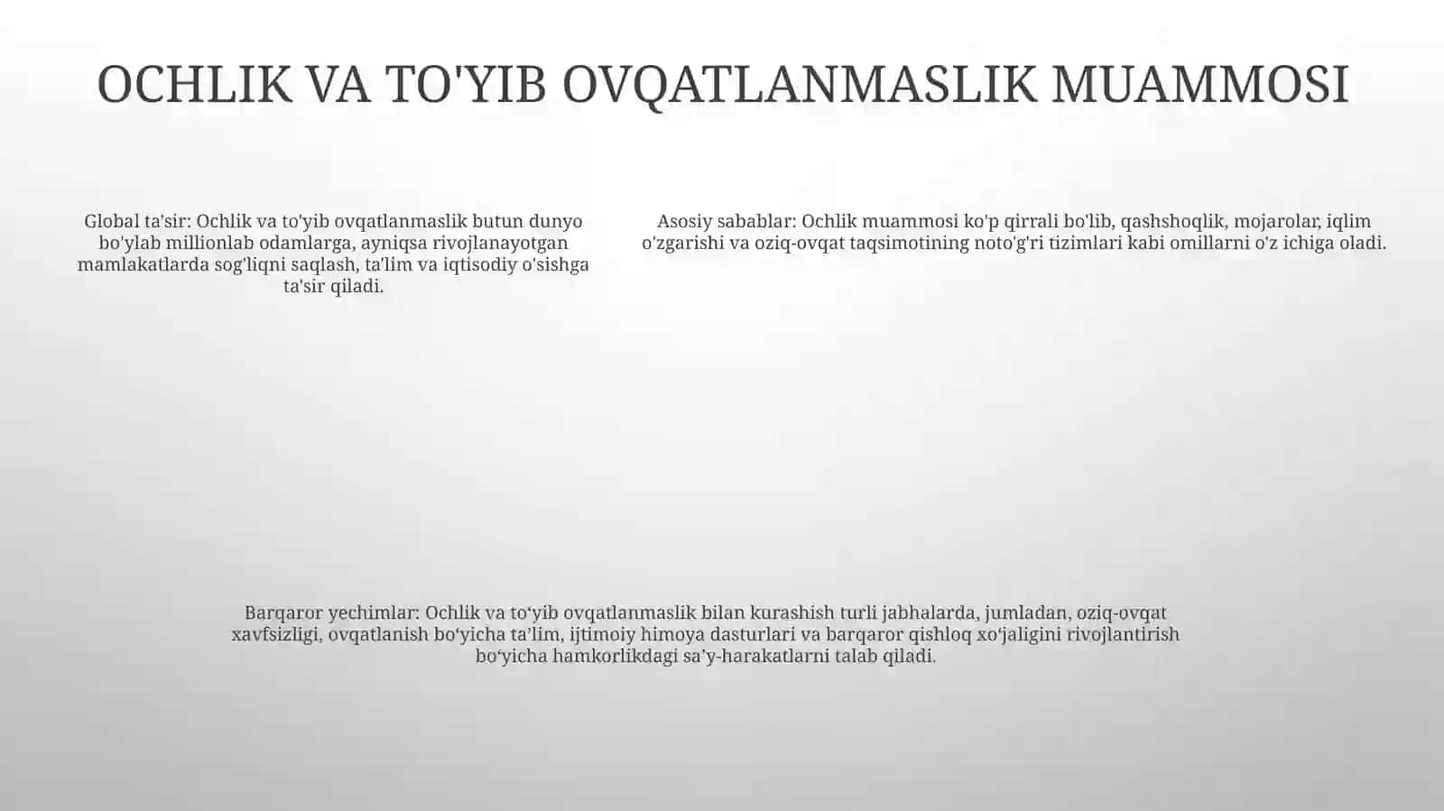 Global Muammolarga Oid Qiziqarli VideoRolik 4