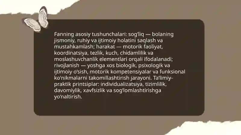 Bolalar Jismoniy tarbiyasi 4
