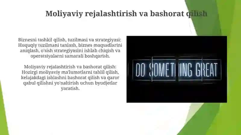 Biznesni tashkil etish. Tuzilishi va strategiyasi 4